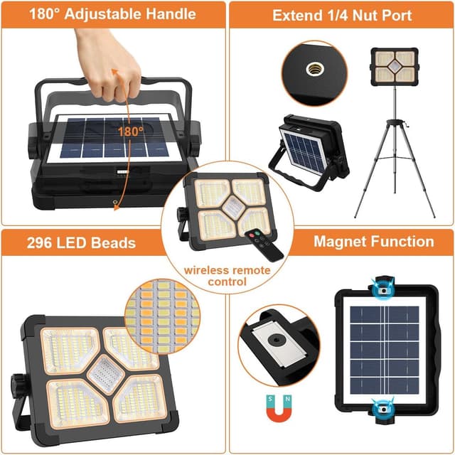 Thumbnail 4 de ERAY 150W Foco LED Recargable 15000mAh