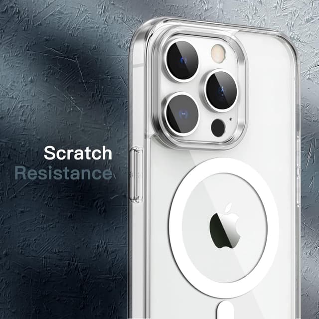 Thumbnail 6 de JETech Cover magnetica trasparente per iPhone 14 Pro 6,1" compatibile con MagSafe (antiurto, anti-graffio)