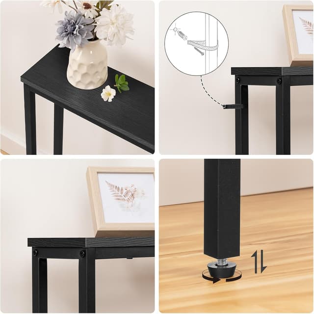 Thumbnail 7 de Hoobro Mesa Consola Estrecha con Carga USB y Toma ⚡