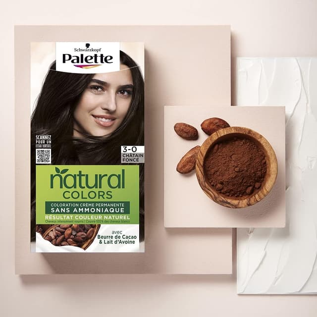 Thumbnail 2 de Palette Natural Colors Châtain Foncé 3,0 coloration permanente 💇♀