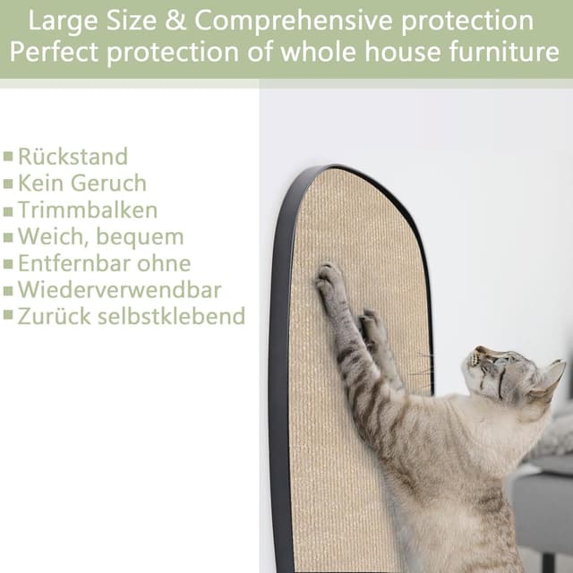 Thumbnail 3 de Selbstklebende Kratzschutzmatte 40x200 cm 🛋