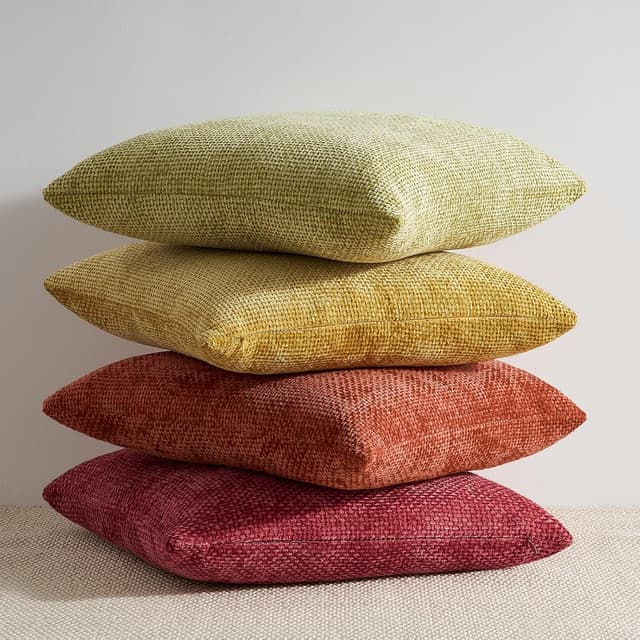 Thumbnail 6 de Topfinel Funda de Cojín 40x40 Set de 4 Naranja Degradado 🧡