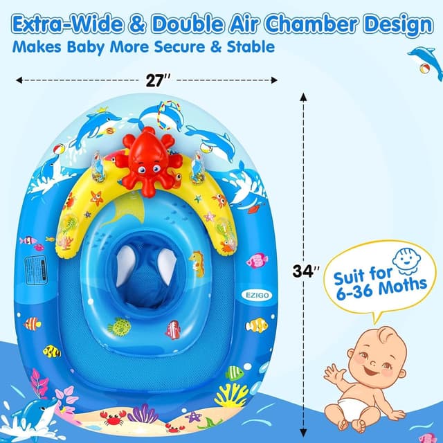 Thumbnail 4 de EZIGO Baby Pool Float 6-36 Months 🏊