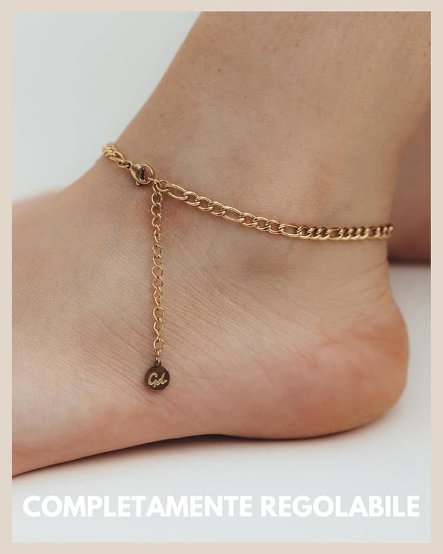 Detalle 2 de GD GOOD.designs EST. 2015 Cavigliera regolabile 22-27 cm đź©·