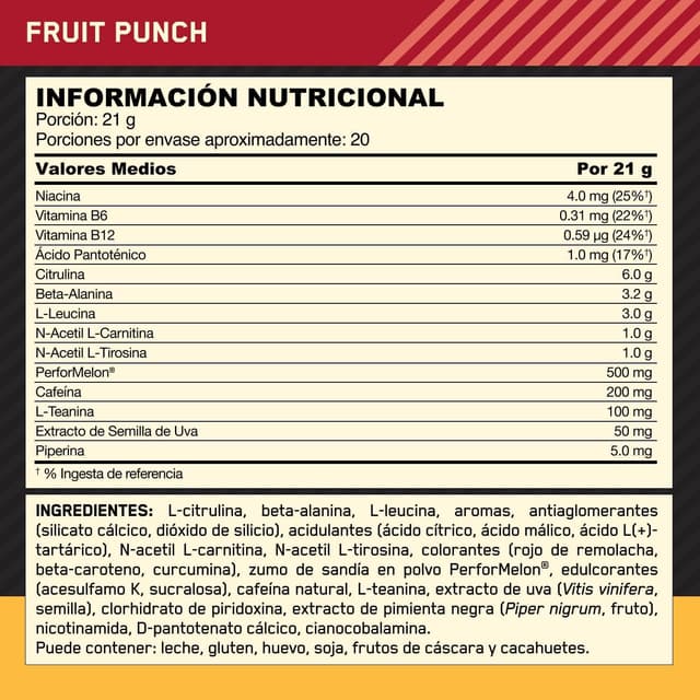 Thumbnail 6 de ON Platinum Pre-Entrenamiento 420 g