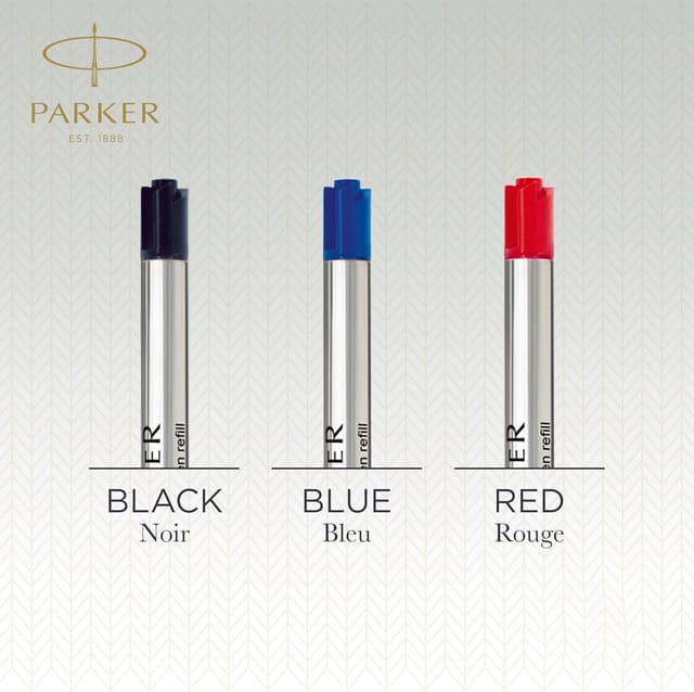 Thumbnail 6 de Parker Ballpoint Refills Medium Black QUINKflow 10