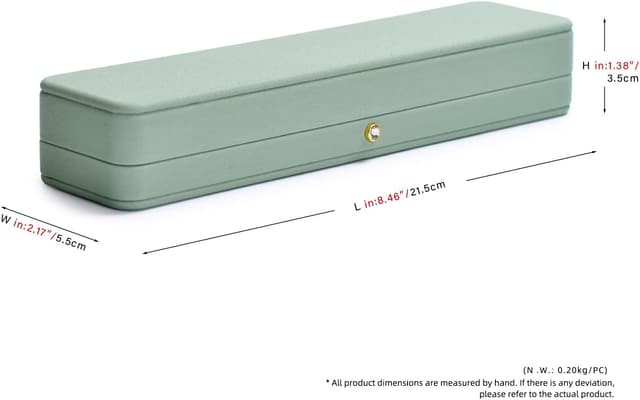 Detalle 2 de Papten Caja de Joyeros para Collares y Pulseras 💚