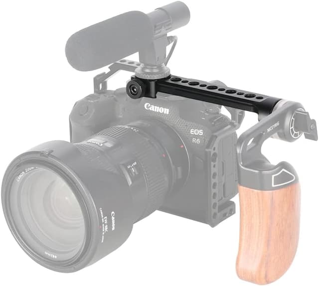 Detalle de NICEYRIG NATO Rail Extension Bar with Rosette Mount Adapter with NATO Clamp