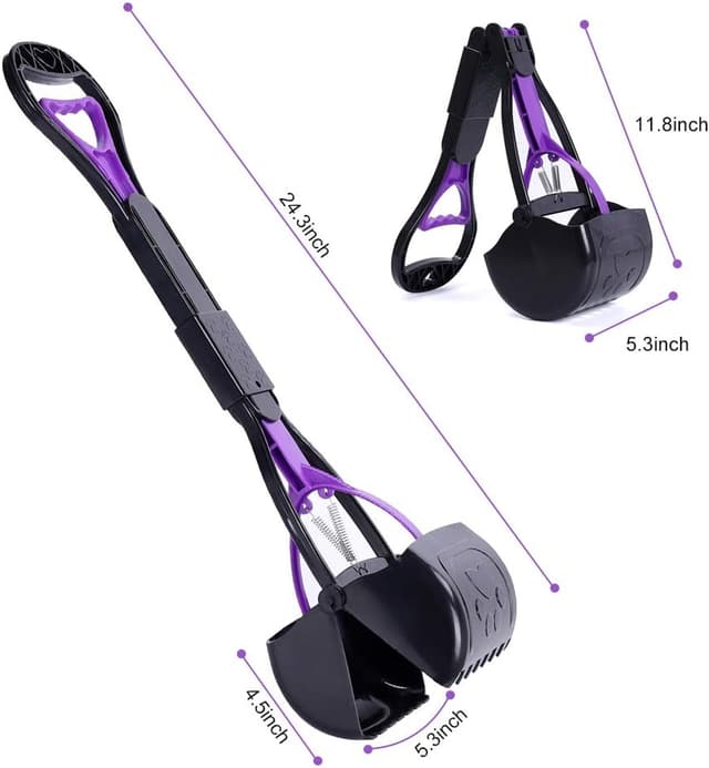 Thumbnail 6 de YONTINY Portable Pet Pooper Scooper for Dogs and Cats (Foldable Dog Poop Rake)