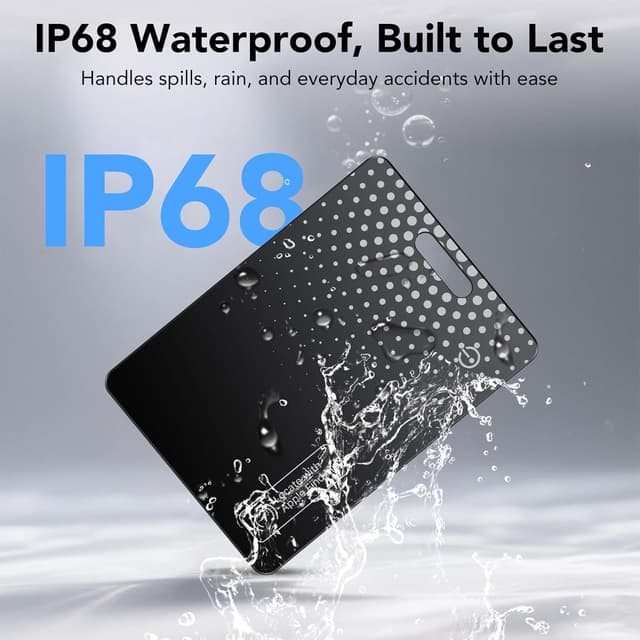 Detalle de TIMU Air Slim Smart Finder Tag — traqueur Bluetooth ultra-fin pour portefeuille (Apple Find My, iOS uniquement)