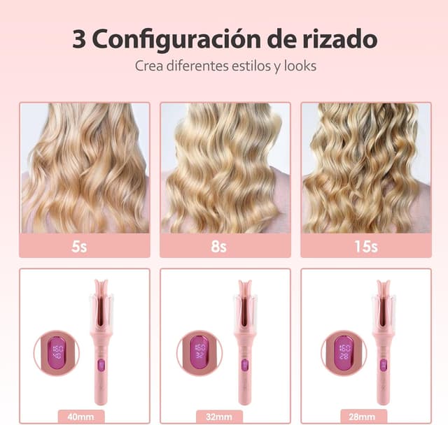 Detalle de AraSyleon Rizador Automático 3 tamaños