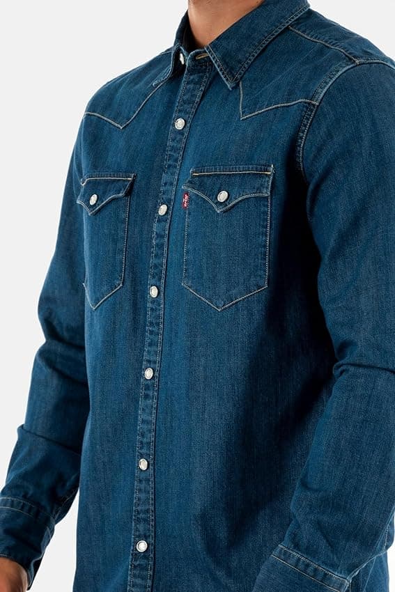 Detalle de LEVIS Flat Finish Barstow Western XXL vaqueros Indigo 1️⃣