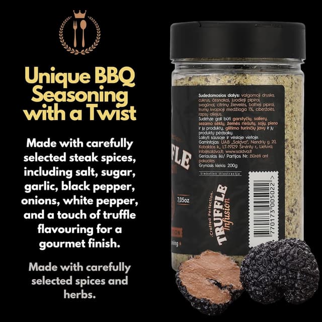 Detalle 2 de Assaisonnement truffe 200 g pour steak