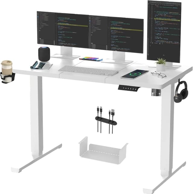 Detalle de SANODESK QS1+ 140×60 Electric Standing Desk