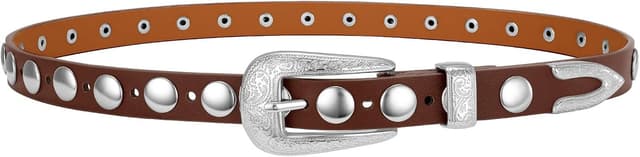 Thumbnail 6 de SUOSDEY Damen Ledergürtel 2 cm