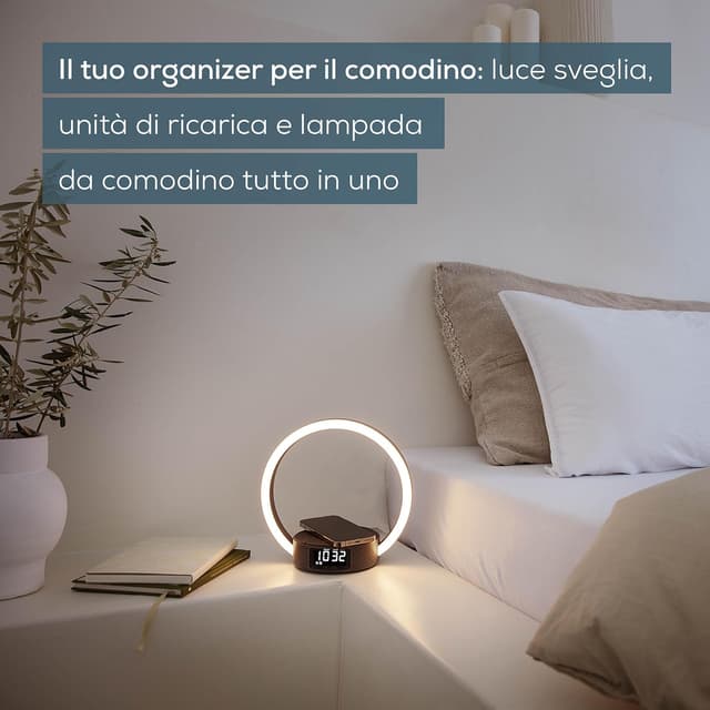 Thumbnail 1 de Beurer WL 65 Luce Sveglia con Ricarica Wireless 10 W