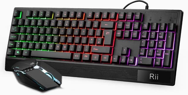 Thumbnail 6 de Rii Gaming Keyboard and Mouse Set RGB