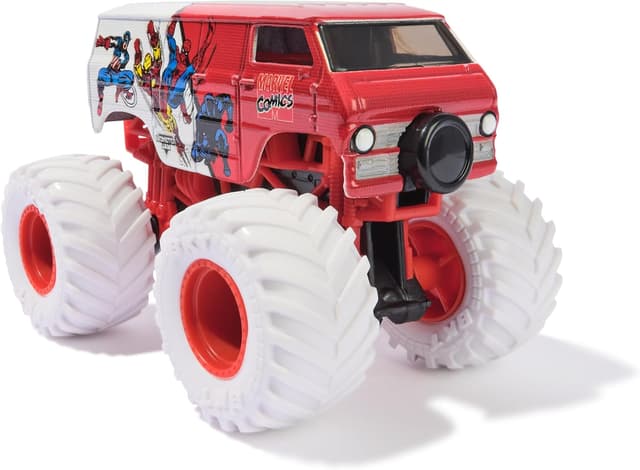 Thumbnail 6 de Monster Jam – Coffret de 5 véhicules Die-Cast 1:64 Marvel (5 trucks officiels) pour collection