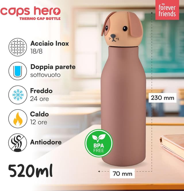 Detalle 2 de CapsHero Duke Borraccia 520ml