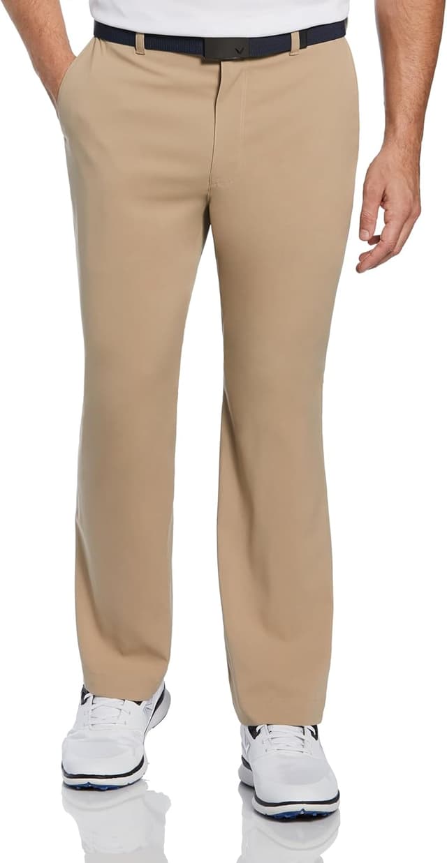 Detalle de Callaway Men’s Lightweight Tech Golf Pants with Active Waistband (Moisture-Wicking & Stretch)
