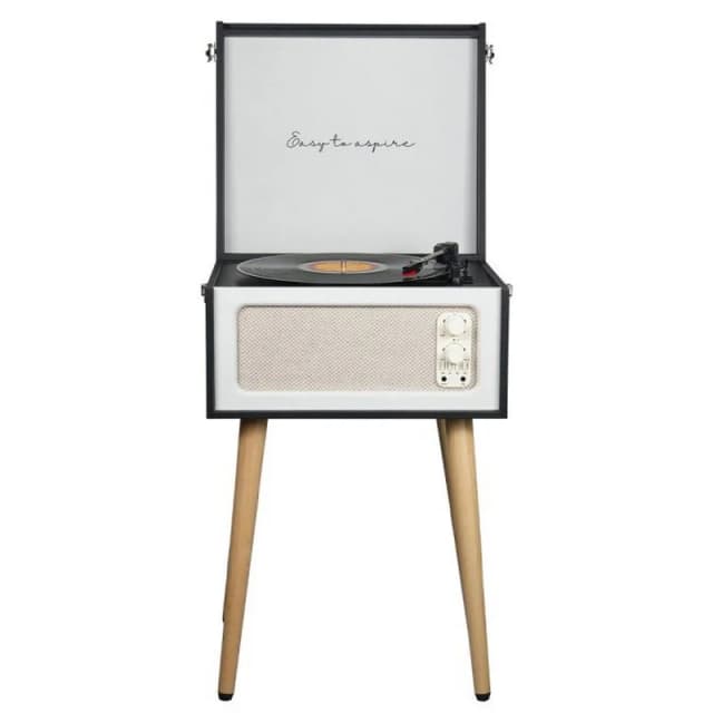 Detalle de Prixton Detroit tocadiscos portátil negro