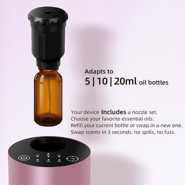 Detalle 2 de Diffusore auto profumo in lega di alluminio, timer 10/30/90s