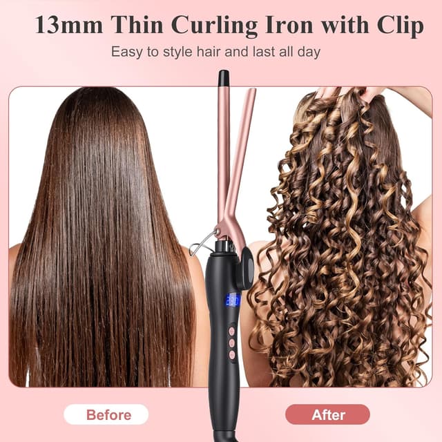Detalle 2 de Curling Wand 13MM Tight Curls 100-230°C