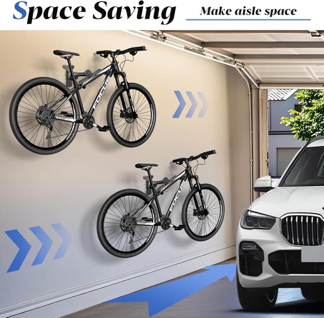 Thumbnail 6 de WELDUN Bike Wall Mount 2-Pack