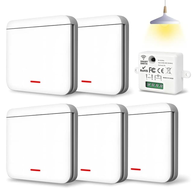 Detalle de Ghekkli interrupteur sans fil 433Mhz