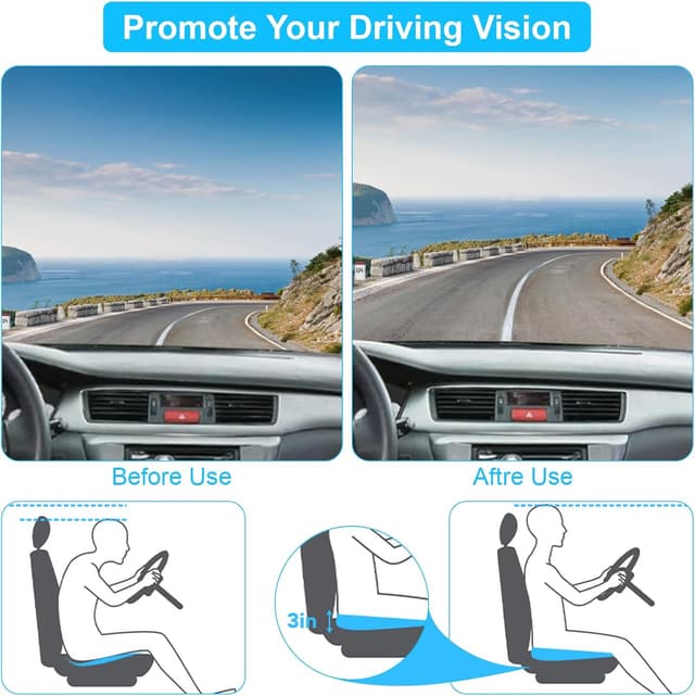 Thumbnail 2 de Mycketop Car Seat Cushion 15.75in