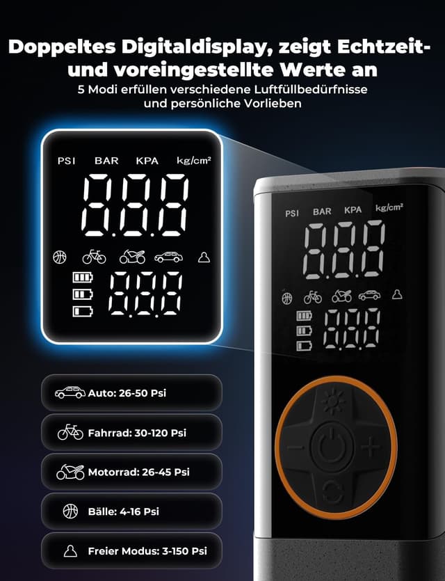 Detalle 2 de Oasser Oasser Luftpumpe 10,3 Bar Akku