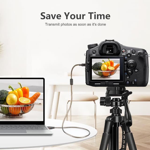 Detalle de SAISN USB to Mini USB (Mini B 5-Pin) 2.0 Charging & Data Cable, 1m