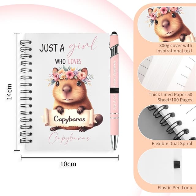 Detalle 2 de GADITIEK Capybara Gifts for Women