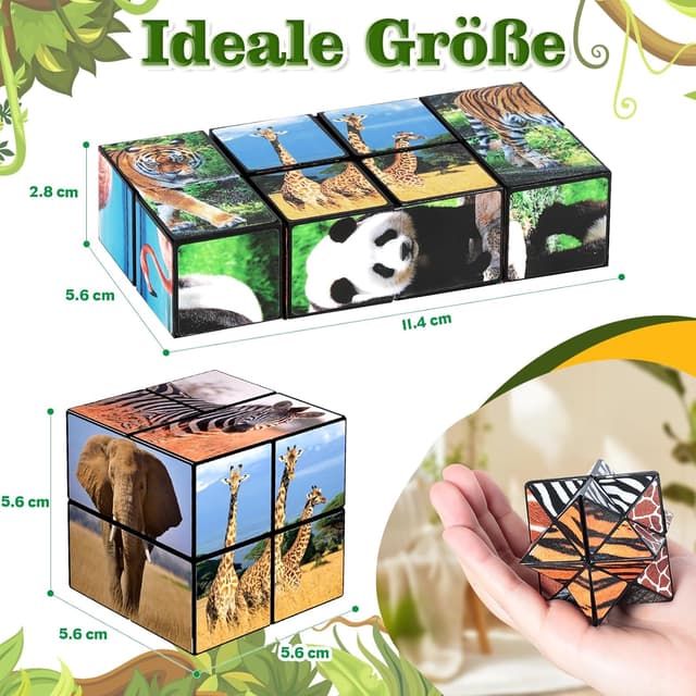 Detalle 1 de Sternenwürfel Zauberwürfel Set 5,6 cm