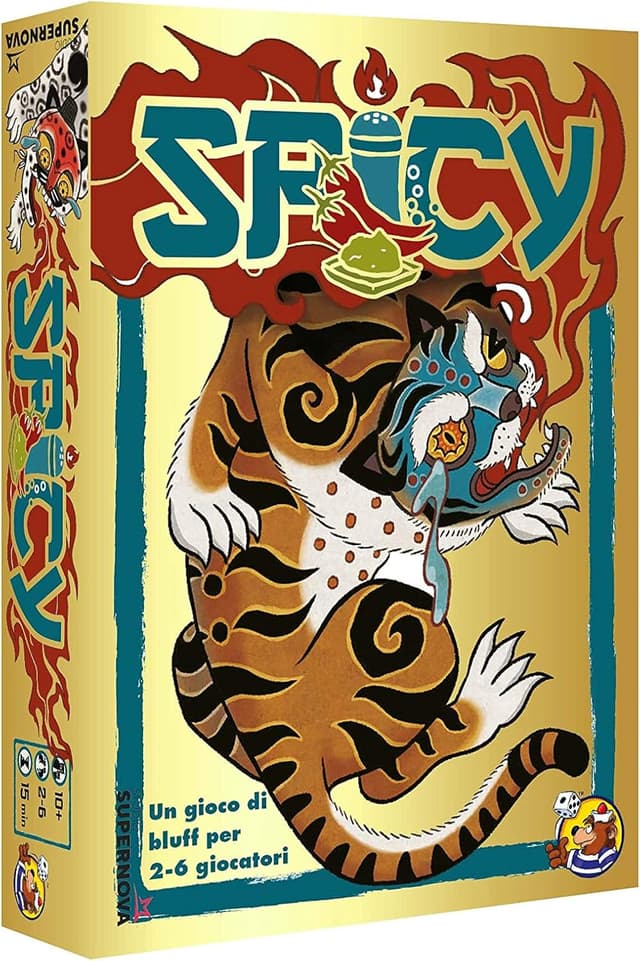 Detalle de Studio Supernova Épicé – Jeu de cartes et de bluff “Spicy” (10 ans et +)