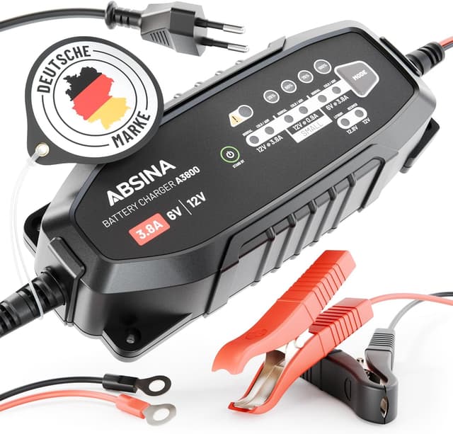 Detalle de ABSINA A3800 Batterieladegerät 3,8 A