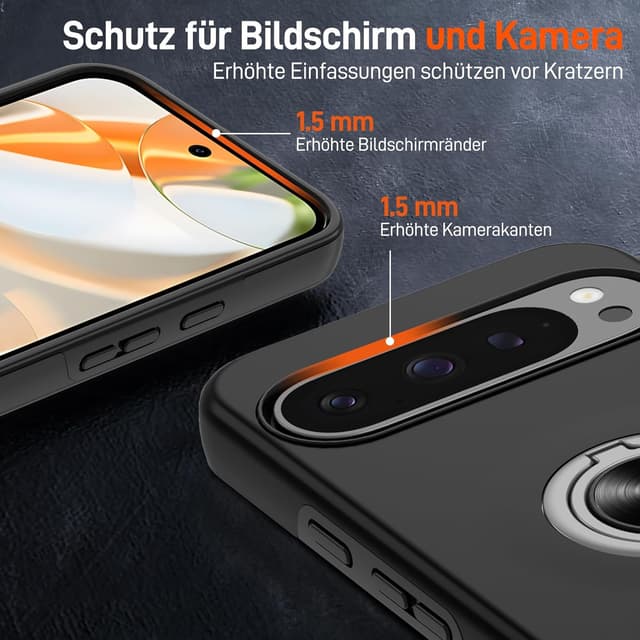 Thumbnail 2 de Pilaru Hülle Google Pixel 9/9 Pro Schwarz