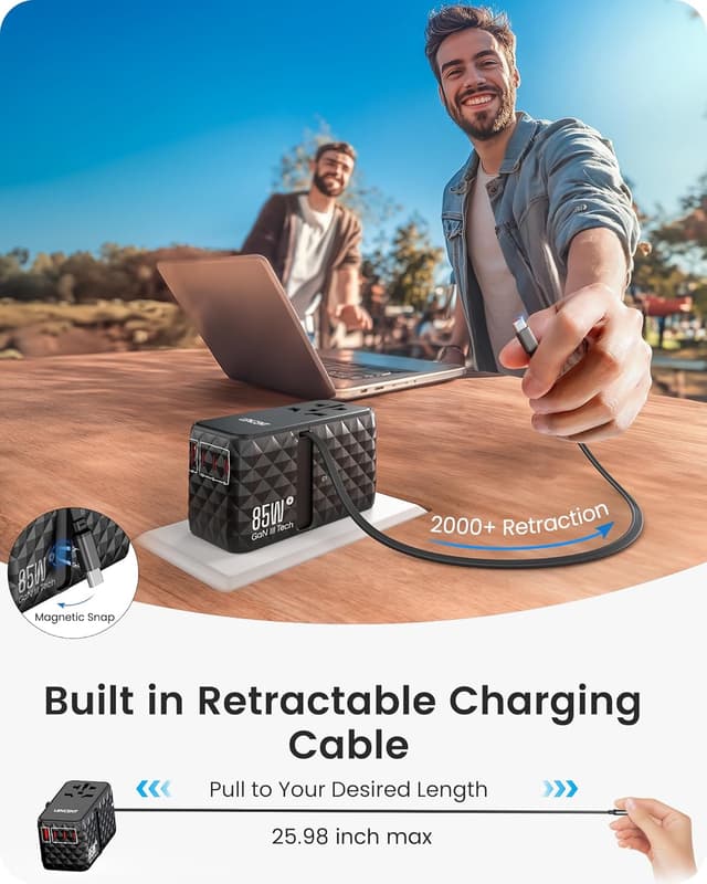 Thumbnail 2 de LENCENT 85W Adaptador enchufe universal USB-C 70W