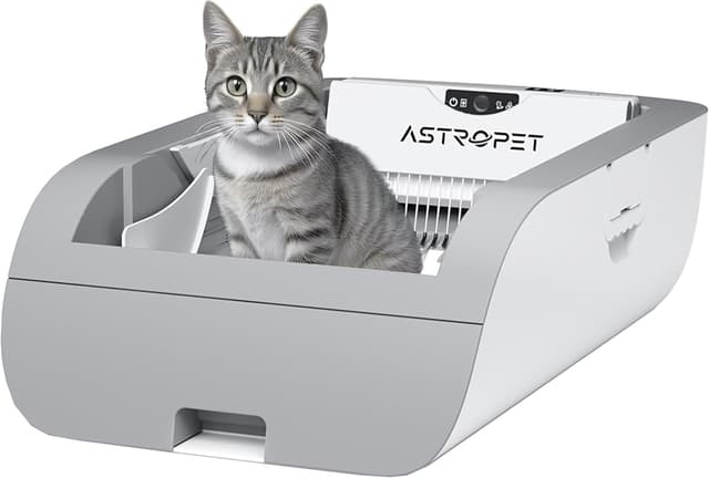 Imagen de AstroPet Helios 65L Selbstreinigende Katzentoilette en OfertitasTOP