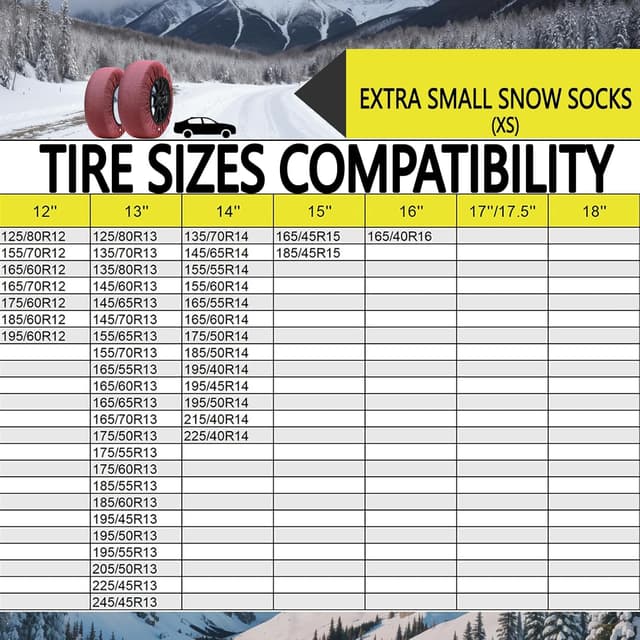 Thumbnail 5 de SAITUMA XS calcetines de nieve para neumáticos