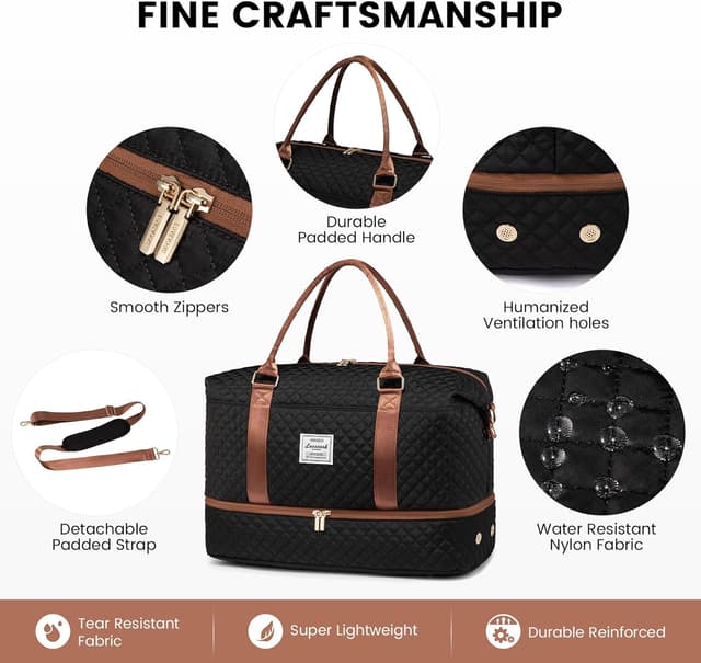 Thumbnail 4 de LOVEVOOK Sac de Voyage Femme 48x23x34,5 cm