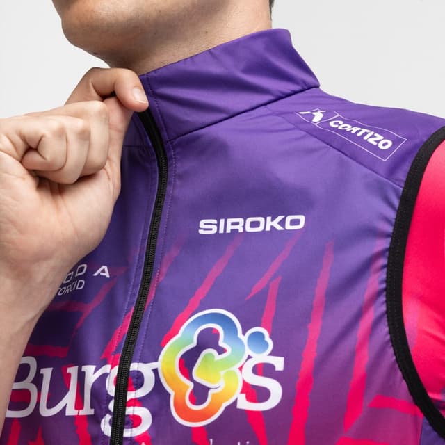 Thumbnail 3 de Siroko Burgos Purple Chaleco cortavientos hombre V1