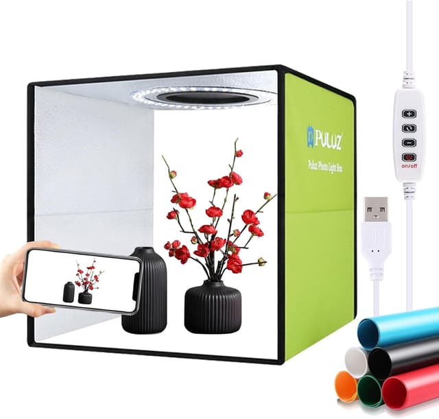 Imagen de PULUZ Fotobox 30x30cm Dimmbare Lichtbox en OfertitasTOP