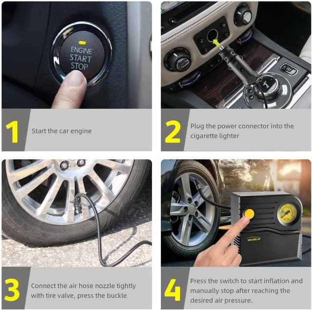 Thumbnail 2 de WindGallop 12V Tyre Inflator Pump