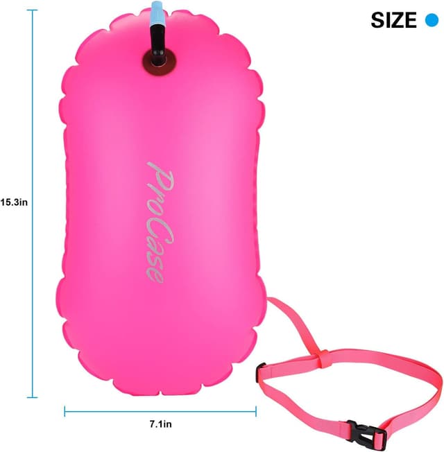 Detalle 2 de Highly Visible Swim Buoy 8 oz tow float