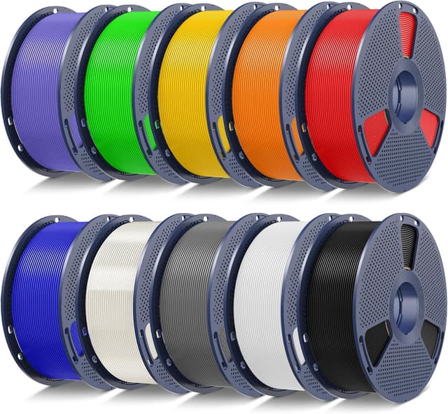 Detalle de SUNLU PLA 1.75mm filament bundle 10 pack