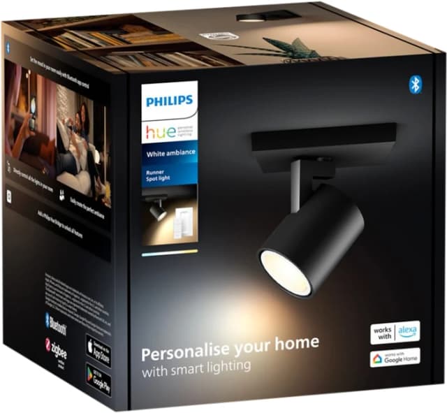 Thumbnail 3 de Philips Hue Runner Aufbauspot 1 Spot Schwarz