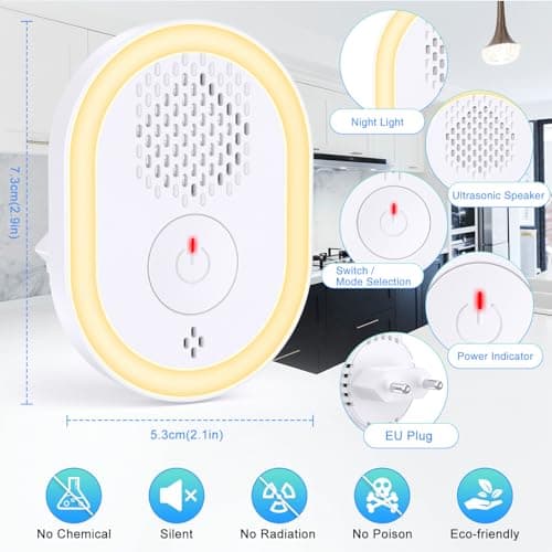 Thumbnail 8 de Répulsif ultrason moustique, anti-rongeurs, lot de 6