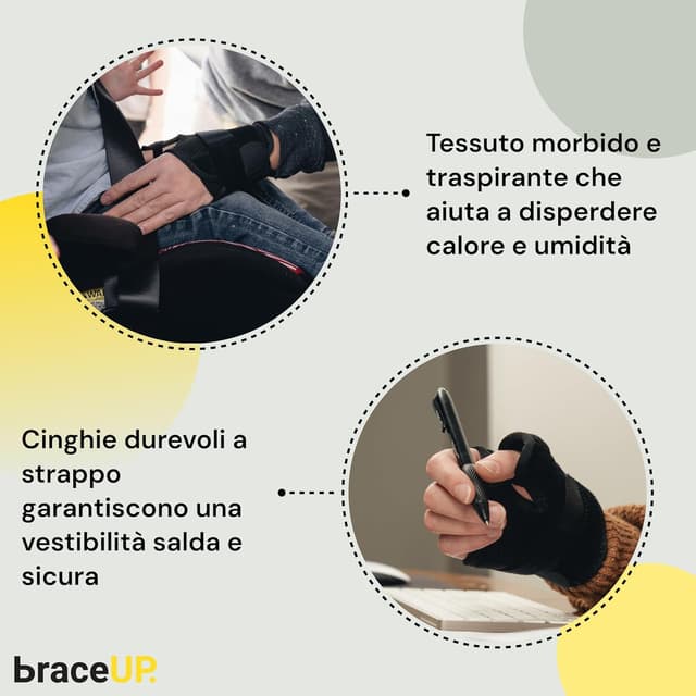 Detalle 2 de Tutore pollice BraceUP, supporto per rizoartrosi