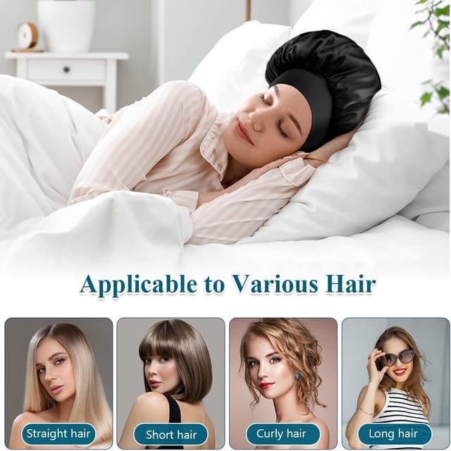 Thumbnail 6 de Flintronic Donna Berretto Da Notte Raso Cuffia elastica